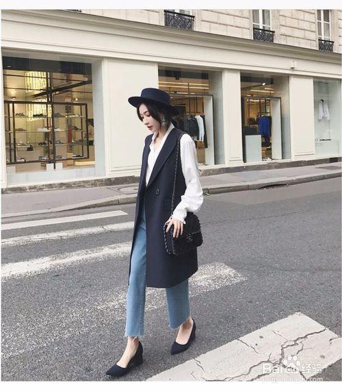 黑色马甲怎么搭配图片,演绎时尚与个性的完美融合