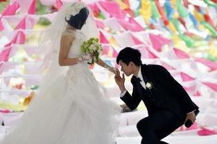 张杰和谢娜的结婚照片,浪漫婚纱照曝光